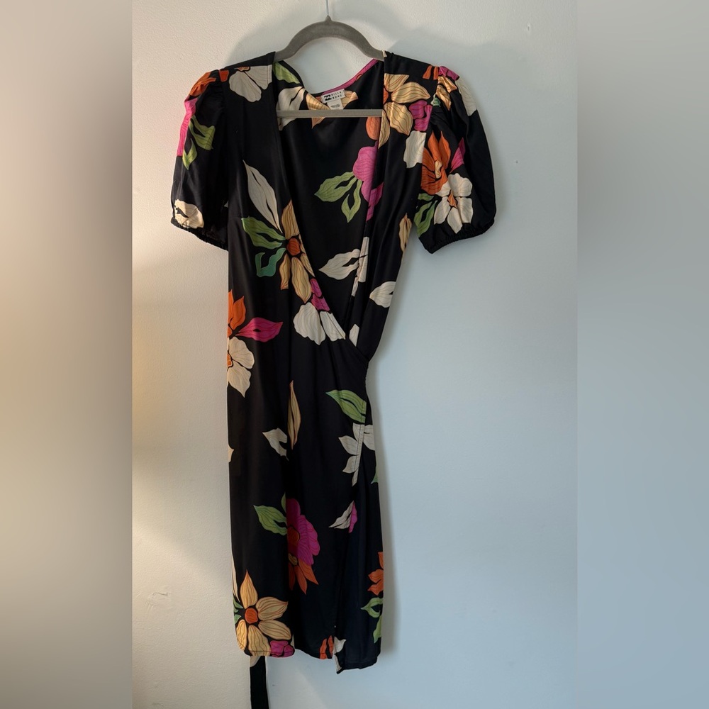 Billabong Floral Wrap Dress